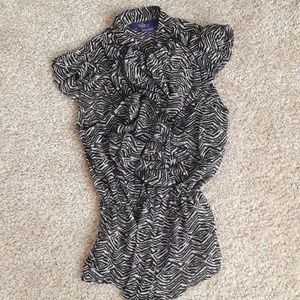 Miley Cyrus button down blouse